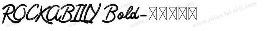 ROCKABILLY Bold字体转换